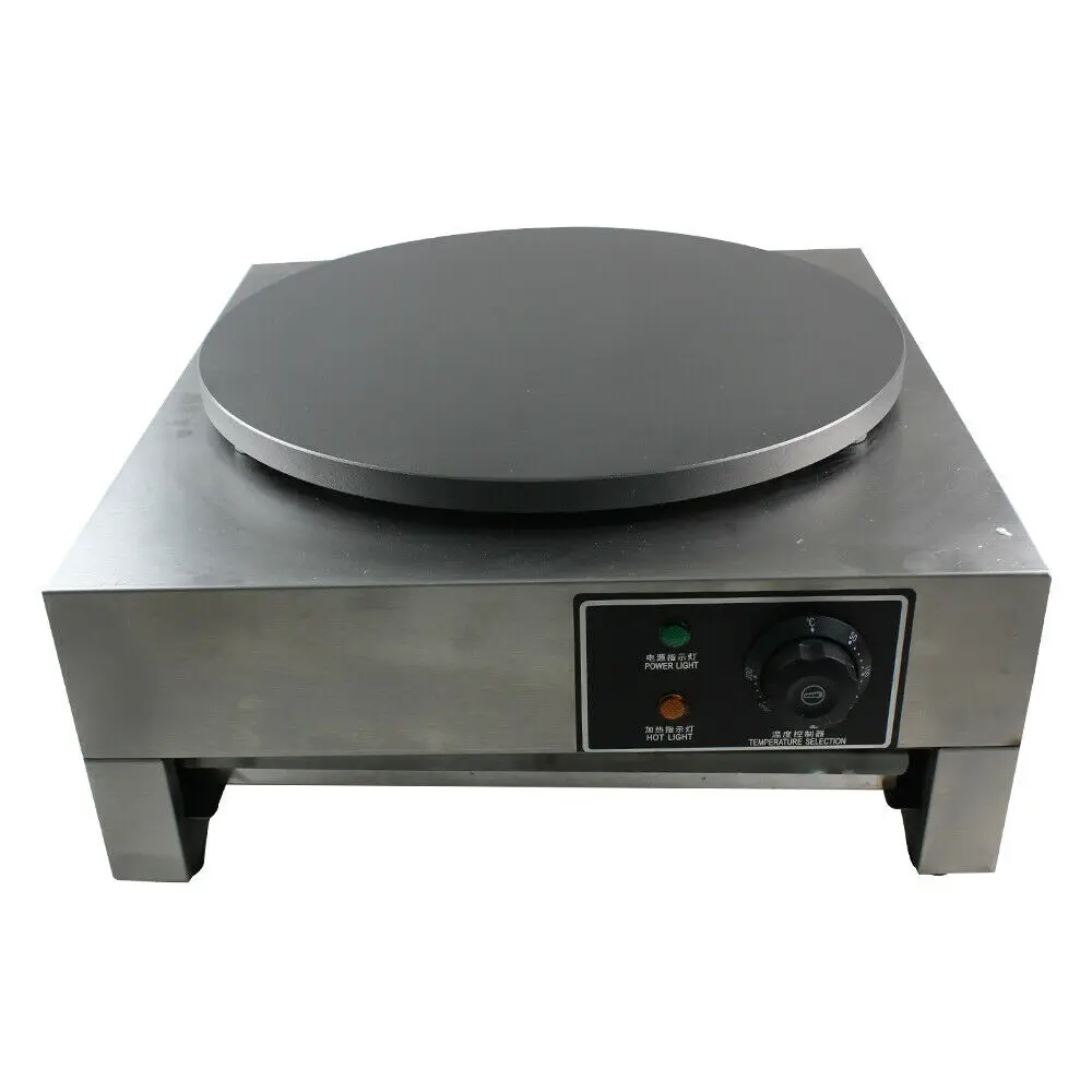 Crepe Maker Machine for Tegame Omelette Wrap, 40 cm, 300 °C, Crepes Piastra Crepe Maker, 300 W, 3000 W