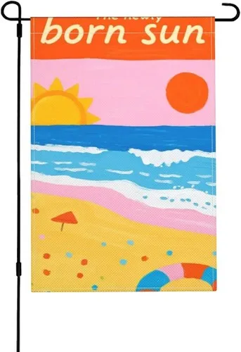 Sunrise Garden Flag Double Sided Outside Outdoor Small Garden, 12 X 18 Inch XXQ