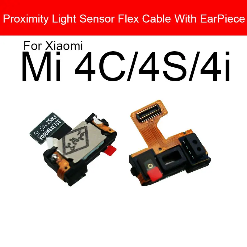 

Ambient Light Sensor Flex Cable For Xiaomi Mi 4C 4S 4i Proximity with Earpiece Speaker Sensor Flex Cable Replacement