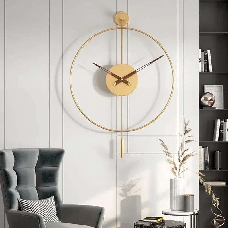 

Stylish Unique Wall Clock Modern Design Luxury Simple Chic Wall Watch Living Room Creative Orologio Da Parete Home Decor