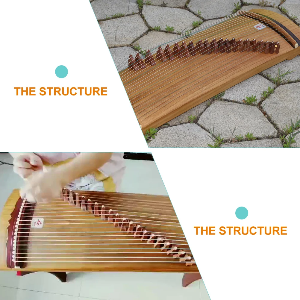 21 Pcs Code Replacement Bridge Musical Instruments Simple Bridges Durable Wood