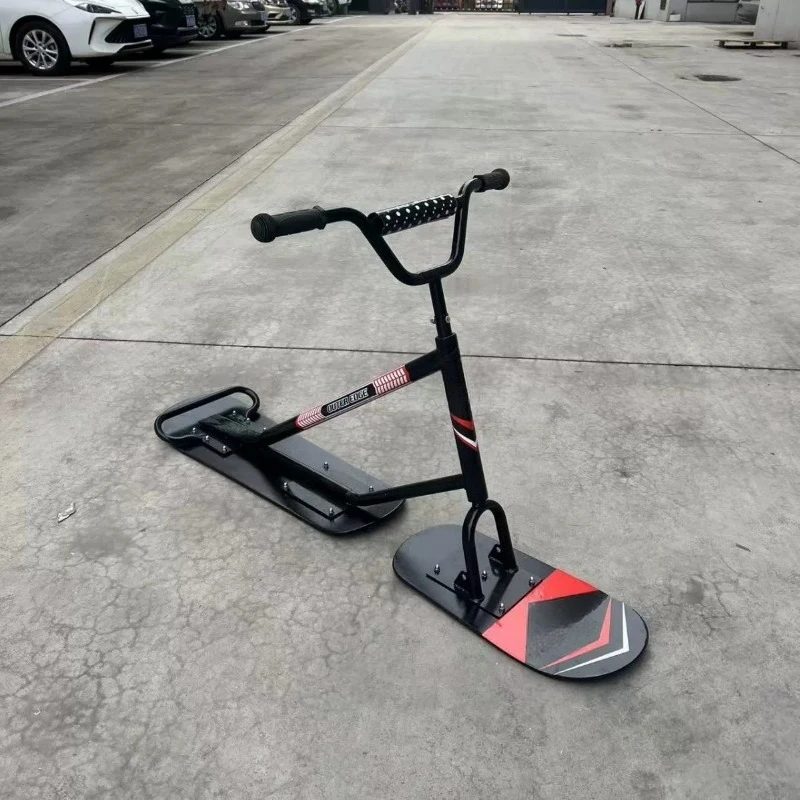 

Adult ski thickened aluminum snowboard