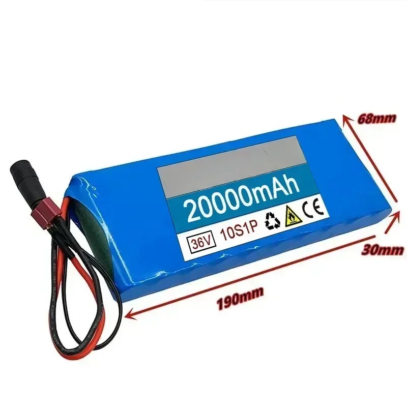 20Ah 18650 Lithium Li-ion For Rechargeable Batteries  Electric Car Bicycle Scooter 20A BMS 500W 36V 20000mAh 10S1P Battery Pack