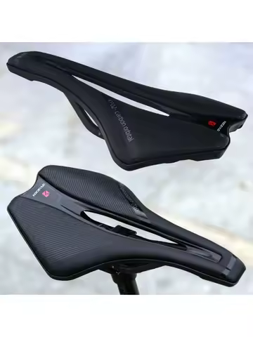 자전거 티타늄 탄소 활 안장 도로 MTB 자전거 좌석 Pu 가죽 승마 안장