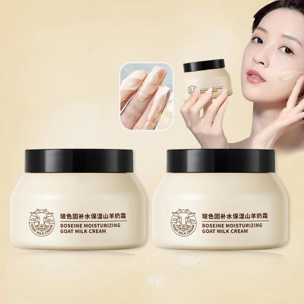 Nieuwe 100g Geitenmelk Gezichtscrème Hydraterende Gladde Huid Crème Voedt Gezicht Voorkomt Droge Huid Gezichtscrème Huidverzorgingsproducten