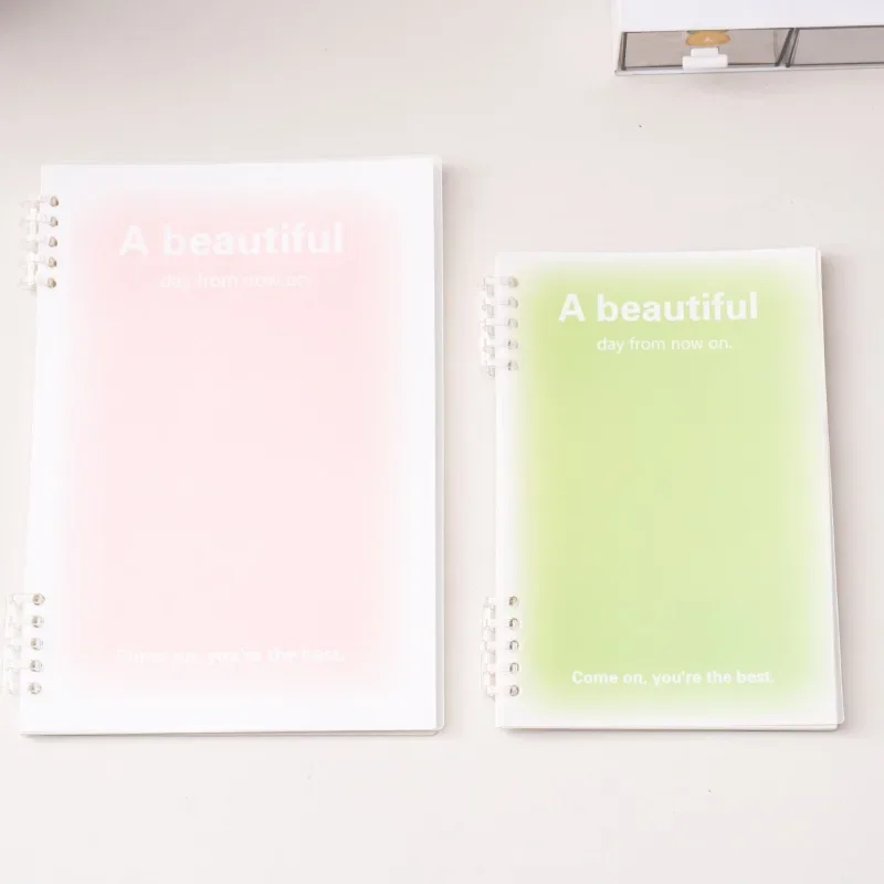 A5/B5 Binder Loose-Leaf Notebook 60 Sheets Lined Book for Students Writing Kawaii Simple Stationery School Supplies