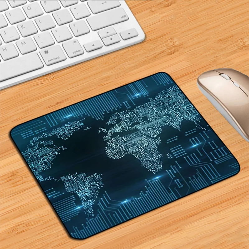 New Matrix Binary Code Anime Game Mouse Pad for Small Size Gaming Mouse Pad Gamer Company Keyboard Mouse Mats Computer Desk Mats
