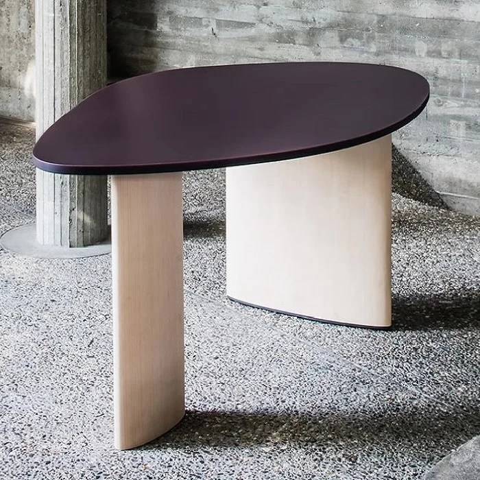 

Luxury Special Shapes Solid Wood Dining Table Modern Vintage Design Kitchen Table For Dining Room Hotel Villa