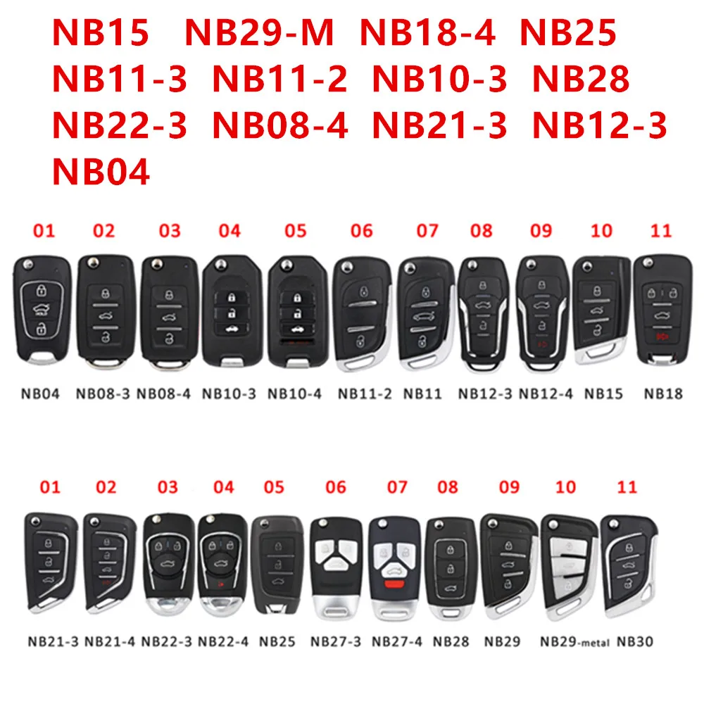 5pcs KEYDIY NB Series Multi-functional Remote NB15 NB29 NB18 NB25 NB1 NB10-3 NB28 NB22 NB08 NB21 NB12 NB04for KD900 KD-X2