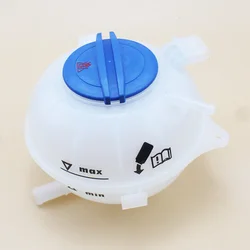 Car Styling Coolant Expansion Tank Reservoir 6Q0121407 fit for Audi A1 Seat Ibiza Skoda Fabia VW Fox Polo 2002-2019