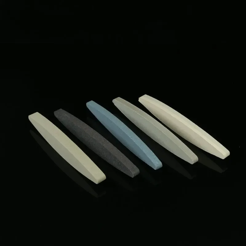 One Piece 240 Grit Alumina Ship Type Oval Whetstone Household Kitchen Outdoor Fast Sharpener Available Bladesharpening Stone