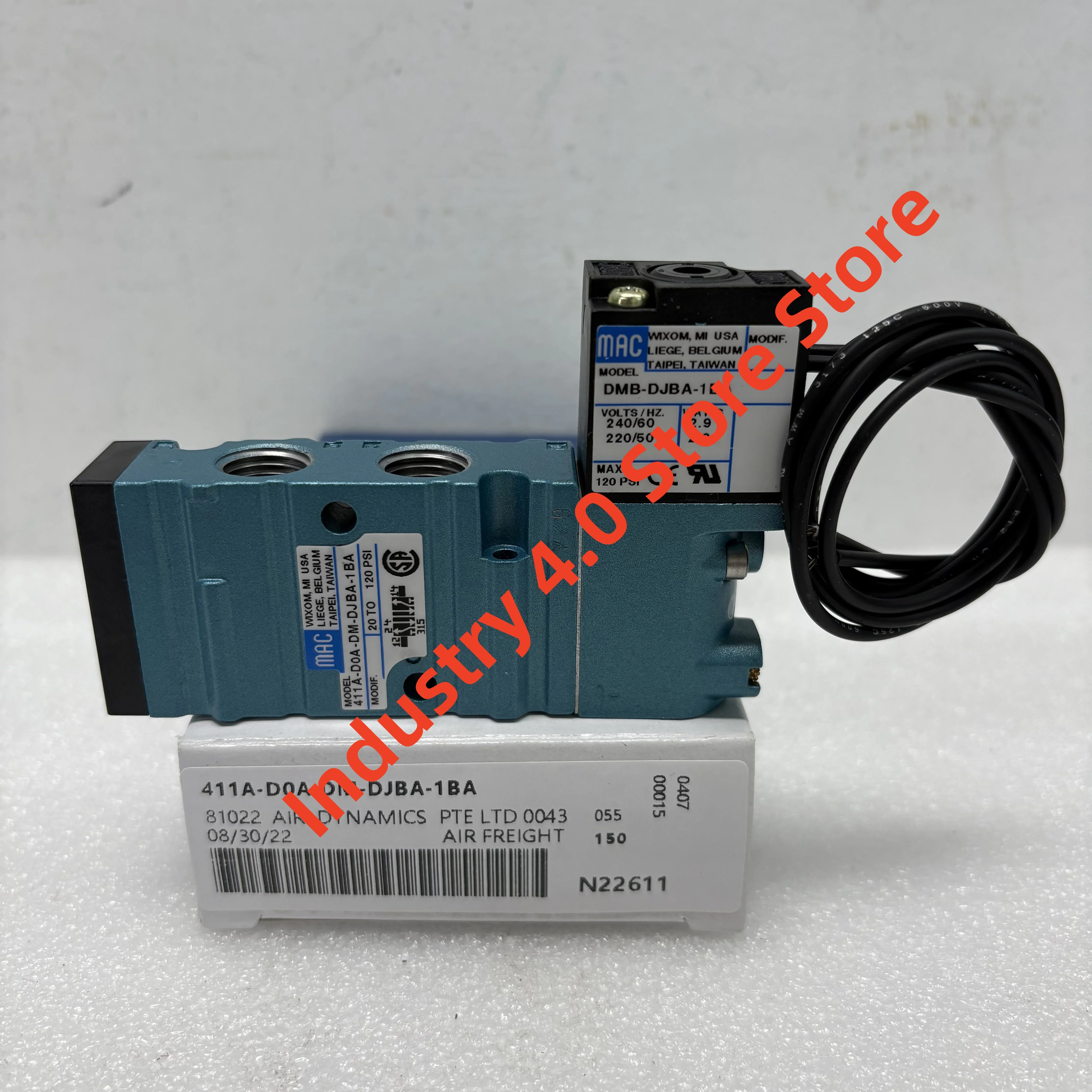 valvola elettromagnetica 411A-D0A-DM-DJBA-1BA 411A-D0A-DM-DDFJ-1JB 100% NUOVO