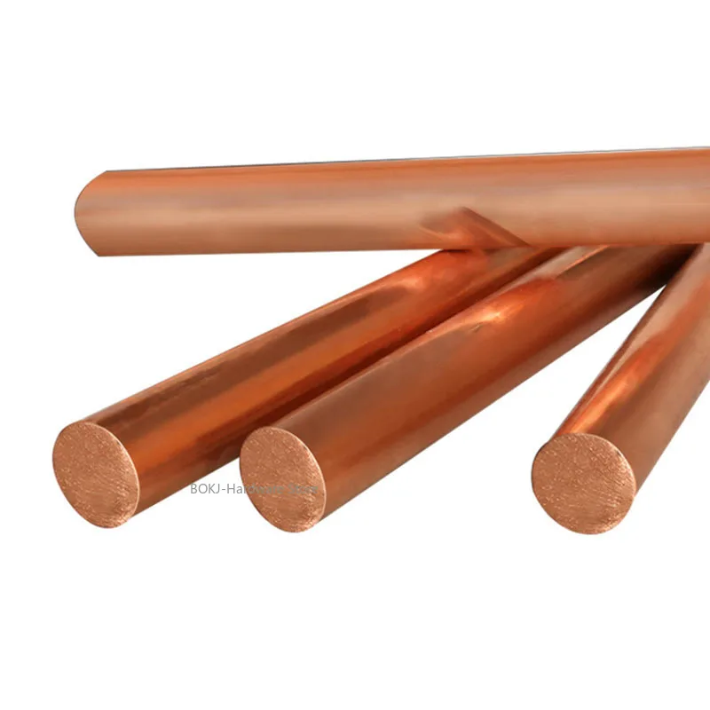 6~25mm Dia Purple Copper Rod Solid Pure Red Copper bar Mold Copper rod