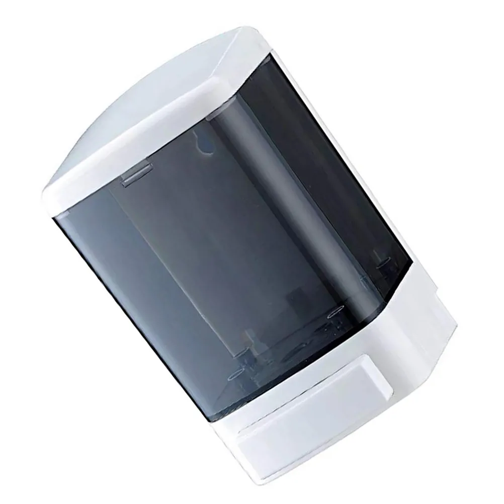 

Manual Soap Dispenser for Hand and Foaming Liquid - Wall Mount Bathroom Kitchen Sink Organizer with Non-Drip Design