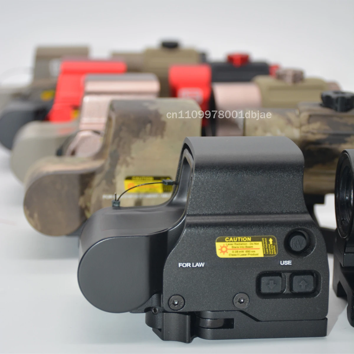 EXPS3 558+G43 Holographic Collimator Red Green Dot Sight 3X Magnifier Hunting Scope Professional Edition 20mm Mount image 2
