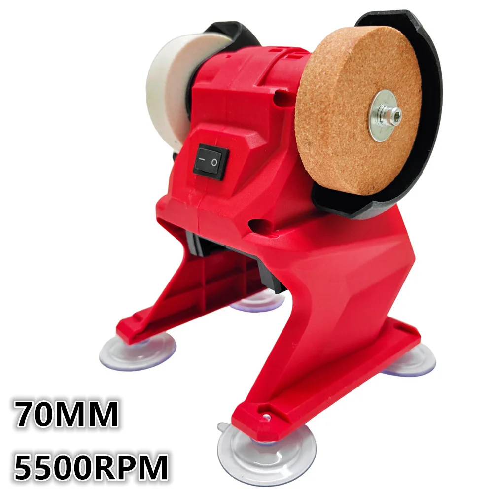Cordless Bench Grinder Electric Double Grinder Table Grinder Polishing Grinding Stone Knife Power Tool For Milwaukee 18V Battery