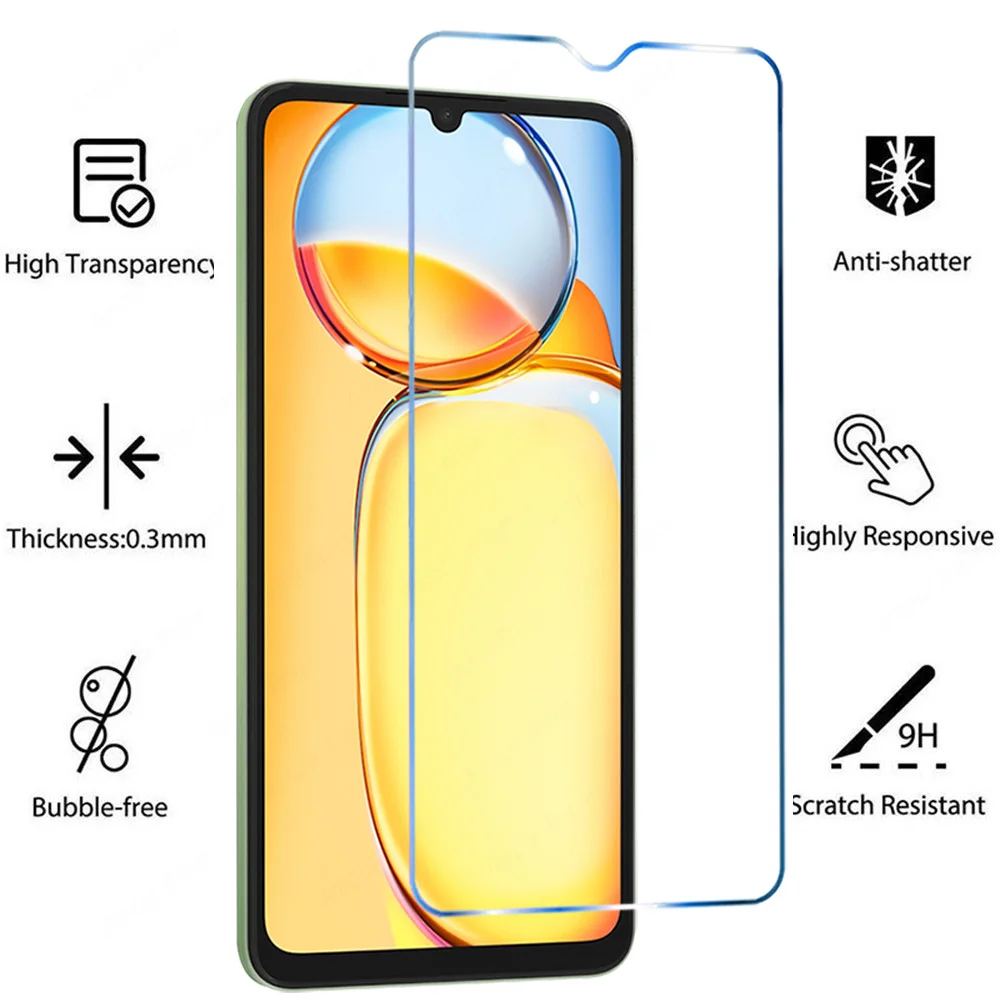 واقي شاشة من الزجاج المقسى لـ Redmi ، 13C ، 10C ، A3 ، A1 ، Plus ، A2 ، 10A ، 10 ، 9T ، 9C ، 9A ، 9i ، 9 ، 12C ، K60 برو ، 8A ، K40 ، K50 برو ، 4 #5