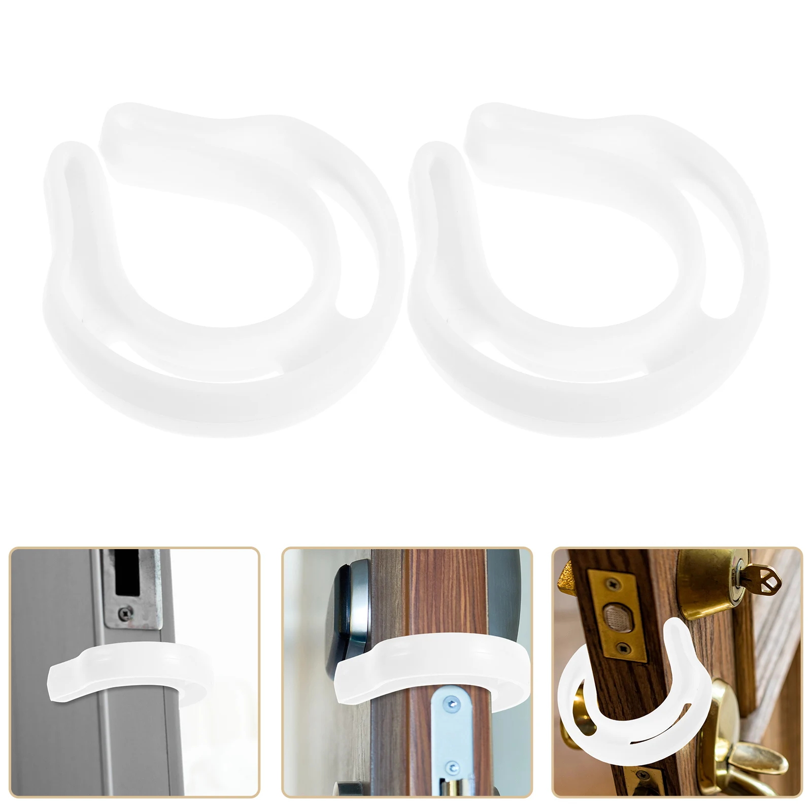 

10pcs Door Thickened Baby Finger Pinch Guard Closet Door Stopper Child Proof Anti-Slam Doorstop for Home School Use Plastic