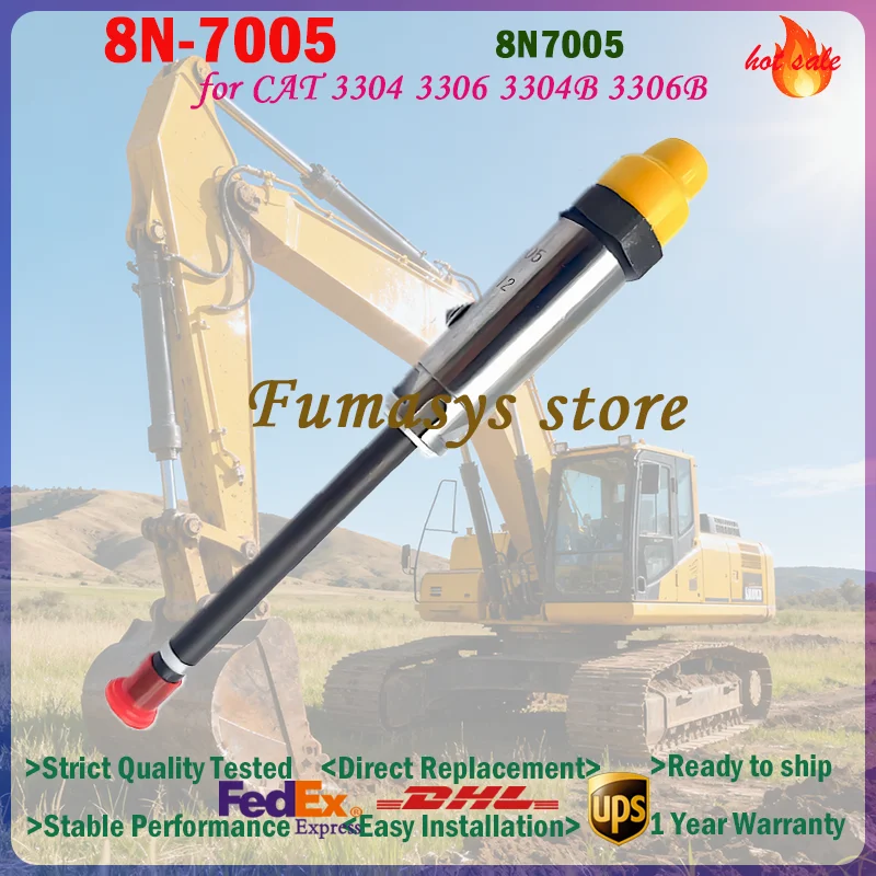 1pc High Quality Fuel Injector Nozzle 8N-7005 8N7005 for Caterpillar CAT 3304 3306 3304B 3306B Engine