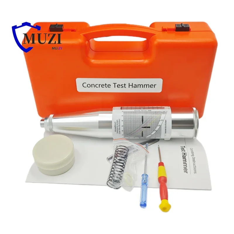 ZC3-A silver rebound hammer for mortar sclerometer zc3 concrete test hammer sliver Schmidt Hardness Tester