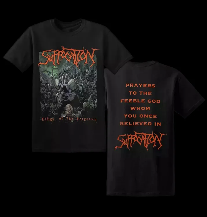 SUFFOCATION band Black TEE s-5xl Cotton T-Shirt 2 side BSS97