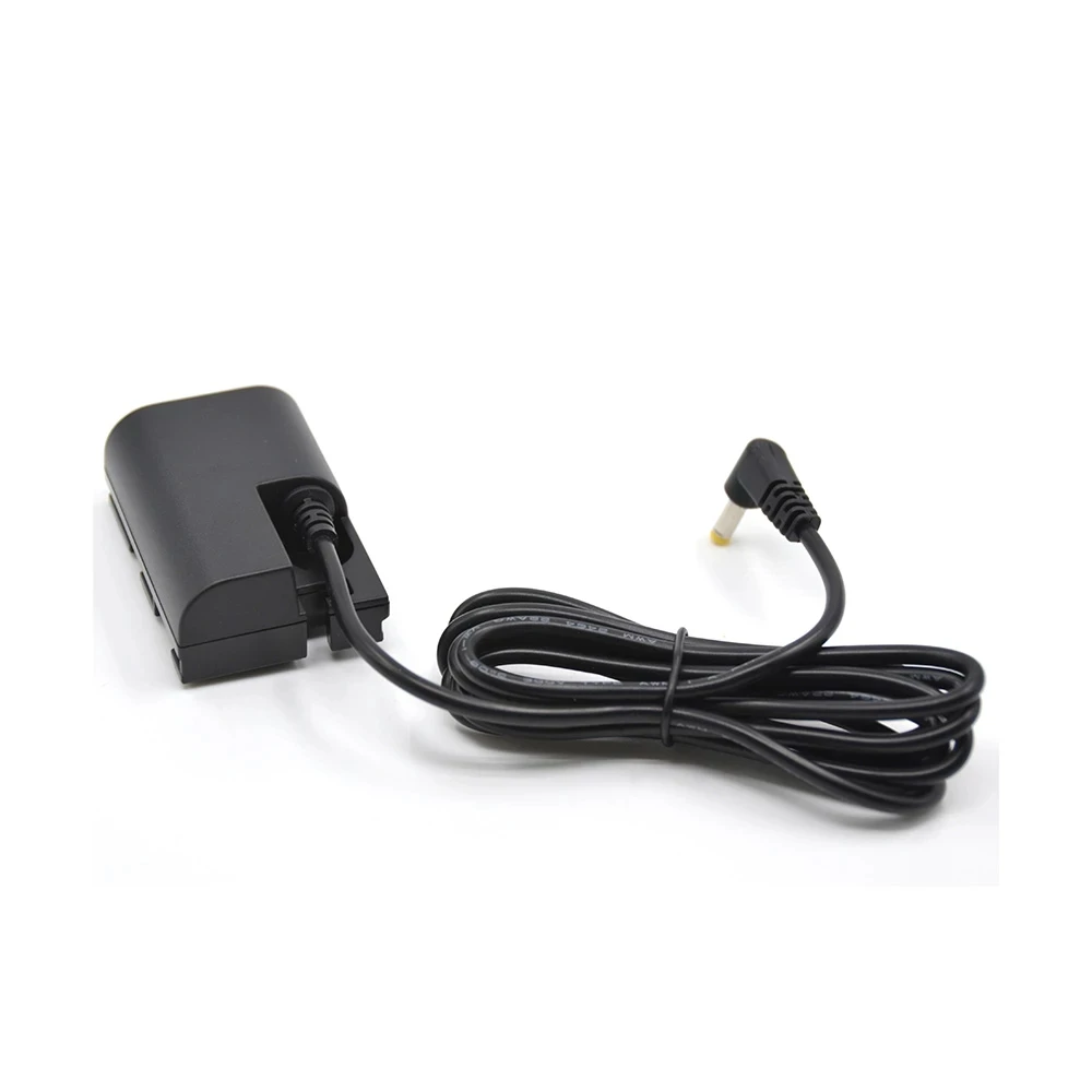 LP-E6 Dummy Battery 4.0MM X 1.7MM Male Plug DR-E6 Coupler for Canon EOS 5D Mark II III 5D2 5D3 6D 7D 60D 60Da 70D 80D Camera