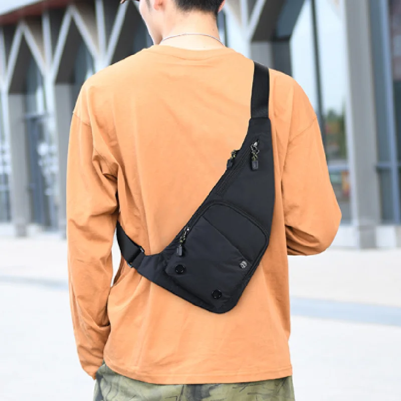 Uomini nuova borsa a tracolla Casual alla moda per il tempo libero sport da viaggio Outdoor Pack Messenger Crossbody Sling Chest Bag Pack per uomo