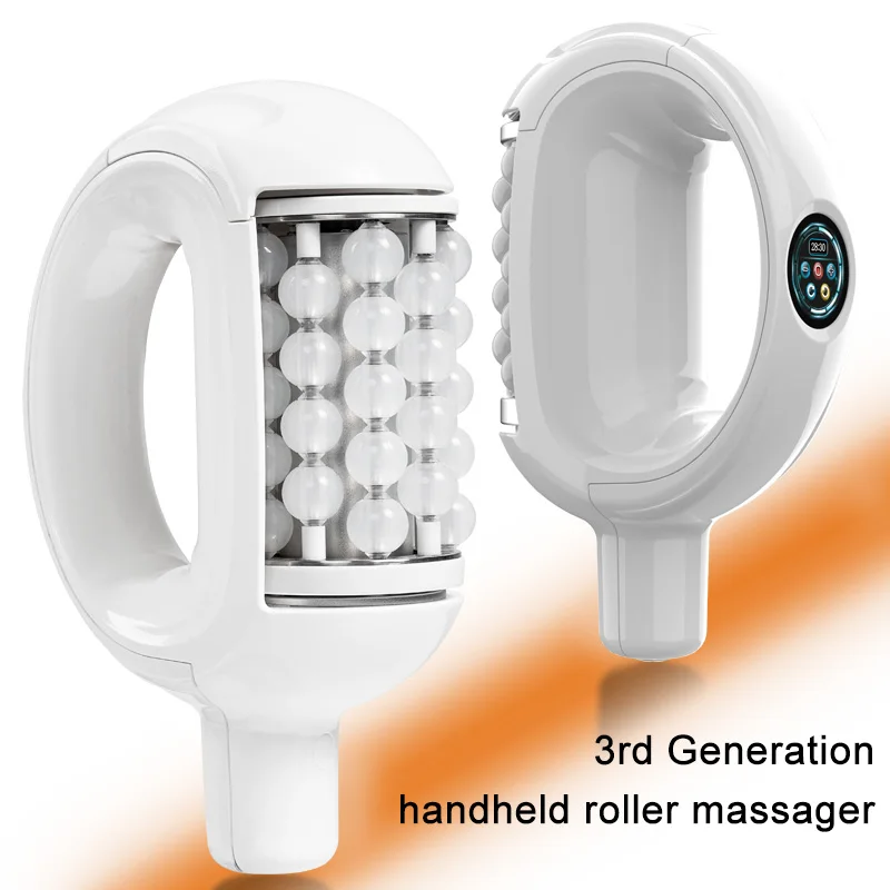 

Ручной роликовый массажер 3-го поколения, антицеллюлитный мини-колесный шарик для ног, шеи, головы, ног, рук, тела, облегчение боли, здоровый