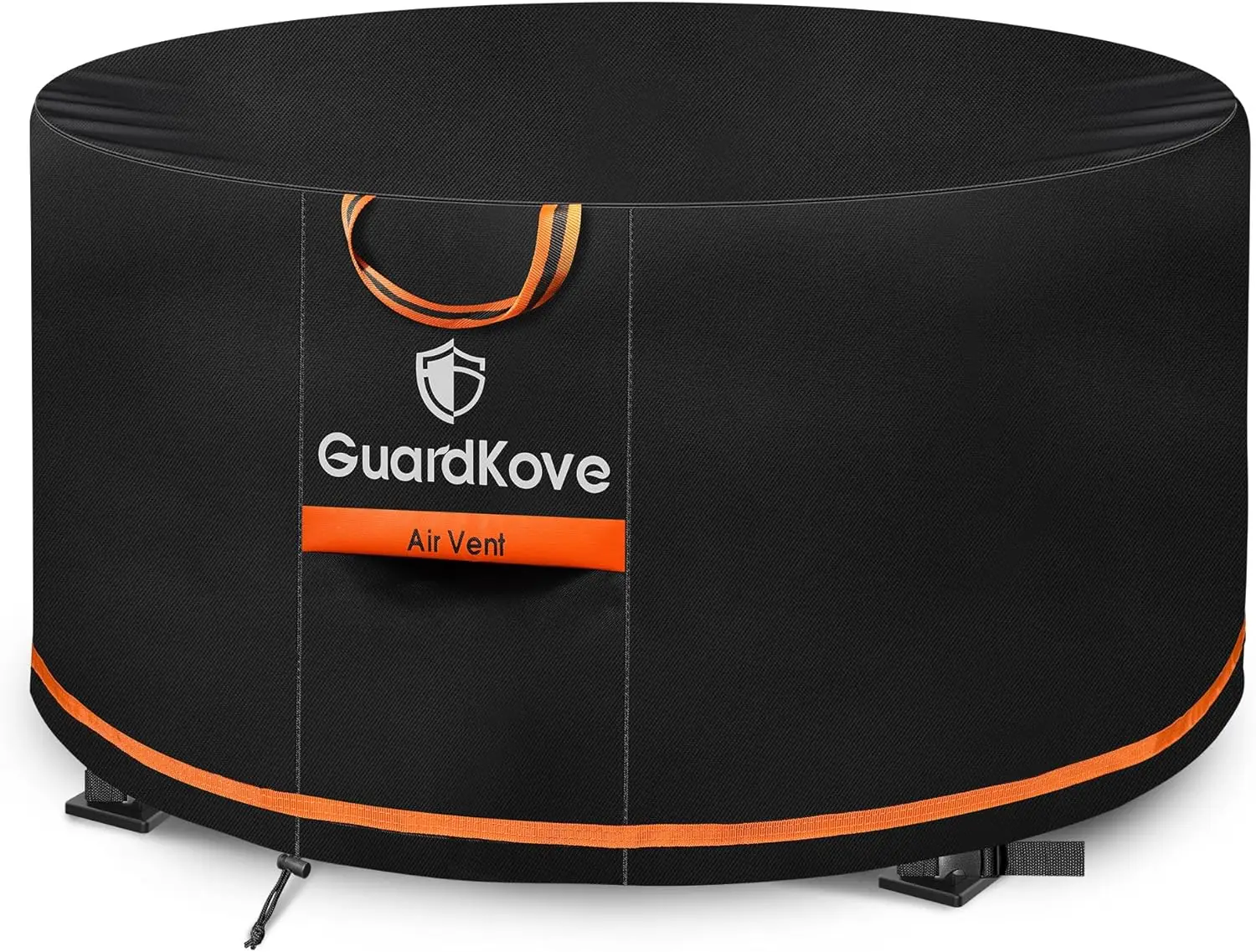 

Fire Pit Cover Round 50 Inch [2025 Upgraded 1000D Heavy Duty Fabric] for 48”- 50” Fire Pit/Table, Waterproof Tear & Fade Resista