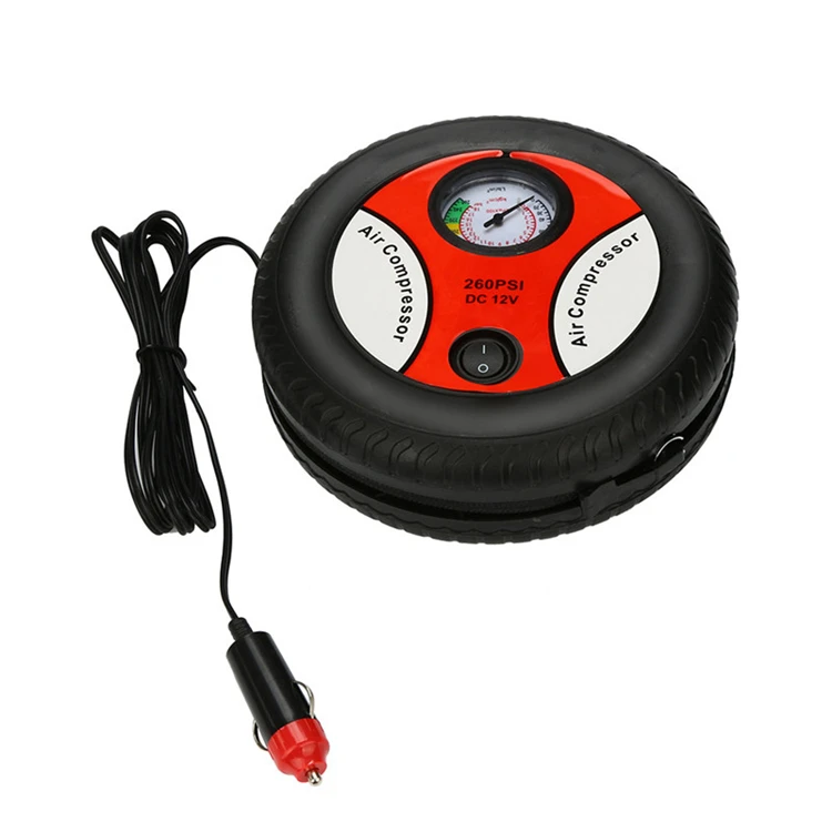 01 Hot Portable 12V Mini Electric Air Compressor Car Tire Inflator Pump Emergency Tools