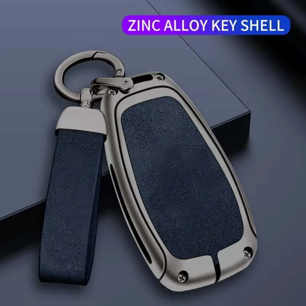 Zinc Alloy Car Key Case Cover For Chevrolet Cruze Spark Sonic Camaro Volt Bolt Trax Malibu Onix Equinox Orlando Blazer Traverse view 3
