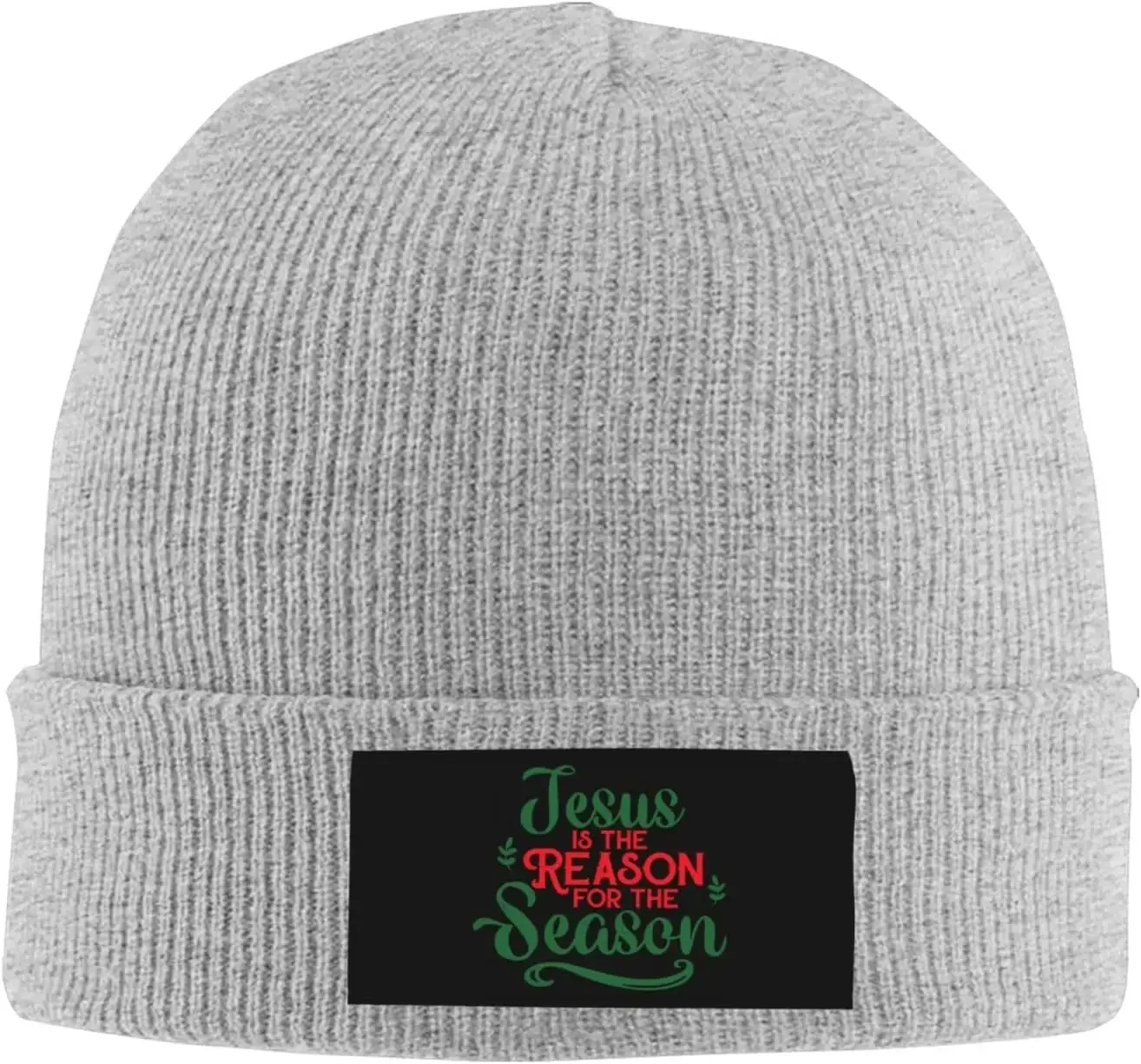 is The Reasons for  Season Beanie  Men Women Black Winter Hat Warm Knit Cuffed Beanies