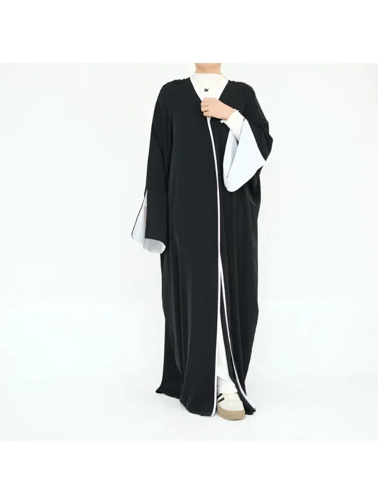 

6 цветов, женская Абая, скромная Абая, Рамадан, мусульманский режим, макси-халат, турецкий кафтан, исламская одежда, мусульманский кафтан, Vestidos