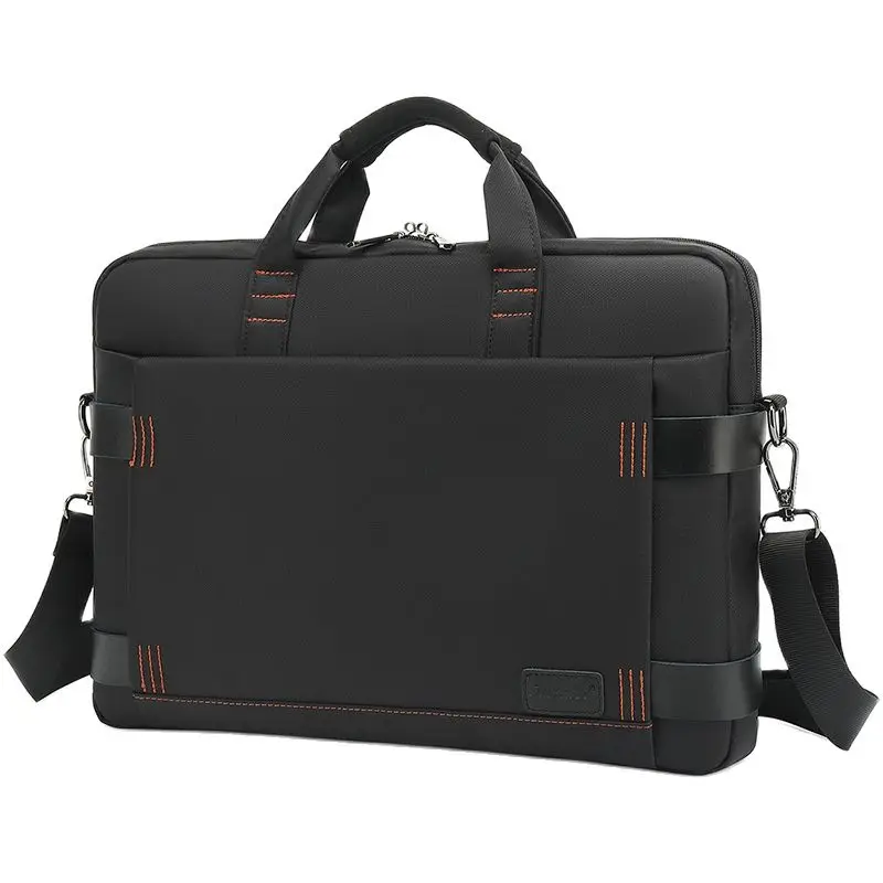 Large capacity briefcase, 15 inch waterproof and shockproof laptop bag, shoulder bag, fashionable and popular men's handbag