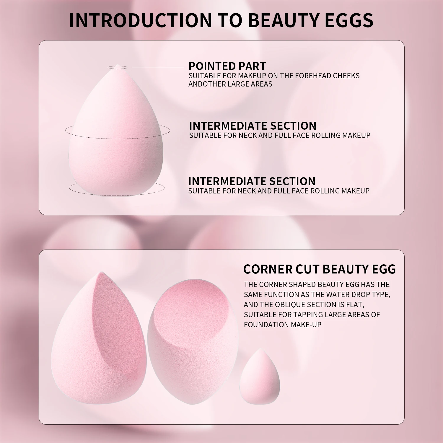 Maquillage oeuf poudre bouffée ensemble de 12 gouttelettes d'eau ne pas manger poudre maquillage oeuf maquillage éponge oeuf Air coussin poudre bouffée maquillage aussi