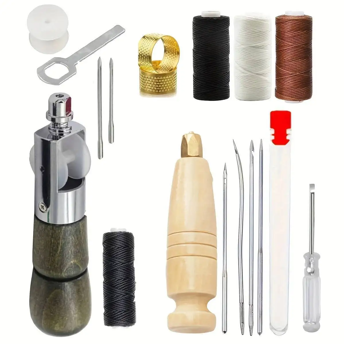 

Handmade Sculpture Leather Cone Kit, Fast Hine Sewing Tool, Suitable For DIY Craft Repair