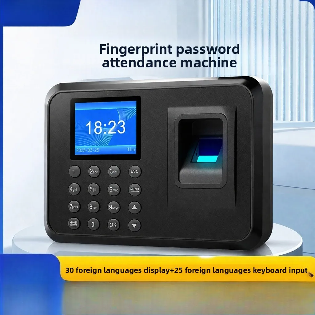 machine-de-pointage-d'absence-par-empreinte-digitale-version-autonome-avec-possibilite-de-choisir-parmi-30-langues-etrangeres