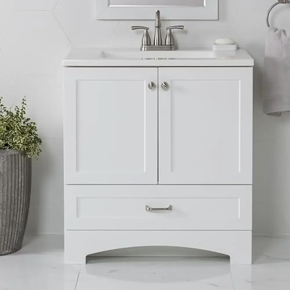 White Bathroom Vanity 30