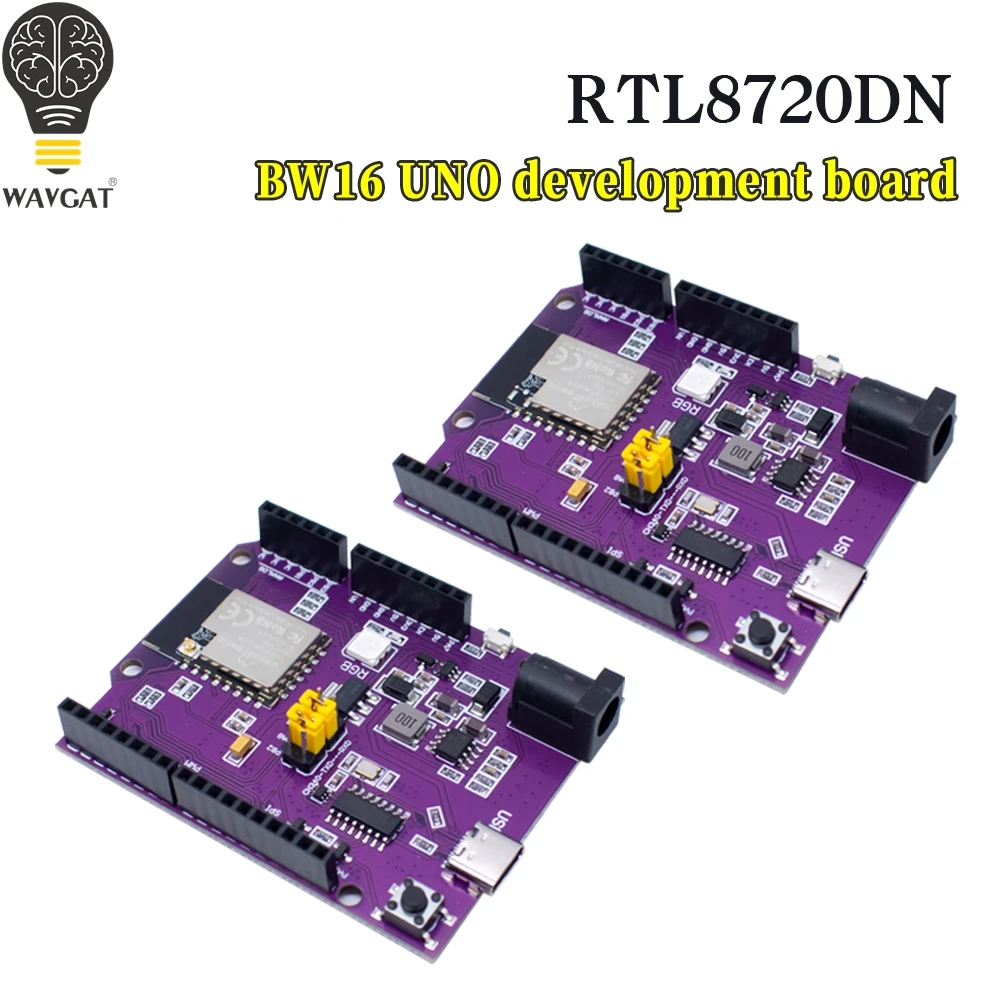 RTL8720DN dual band WiFi low-power Bluetooth BLE module BW16 UNO development board