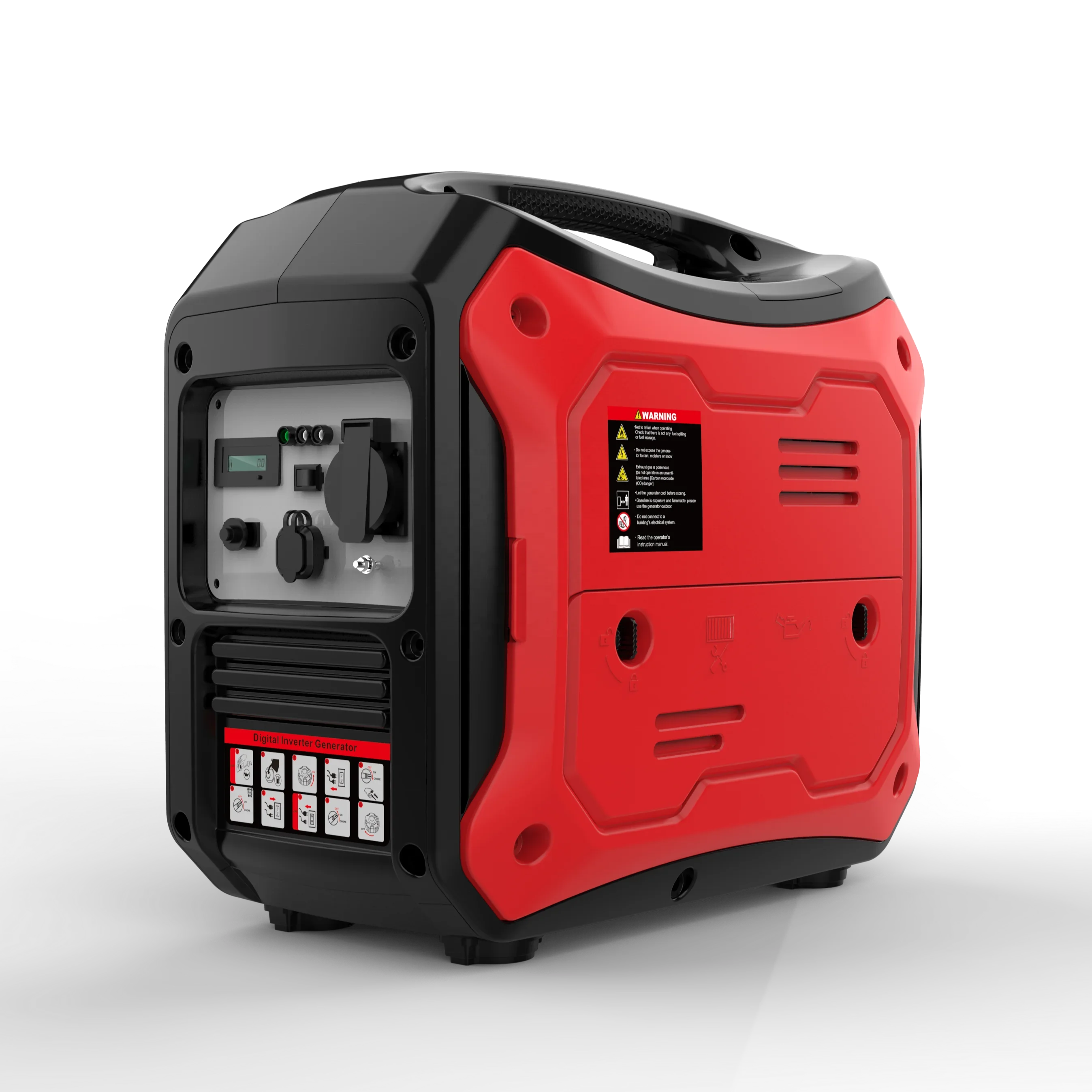 Bison Small Silent 3Kw 3Kva 3000 Watts Three Phase Dual Fuel Inverter Generators