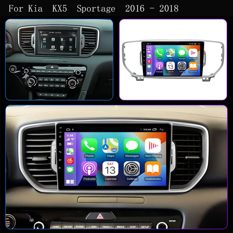 Android 15 For KIA Sportage 4 KX5 2016 2017 2018 Car Radio Multimedia Video Navigation GPS 2 Din Stereo DVD Accessories Speakers
