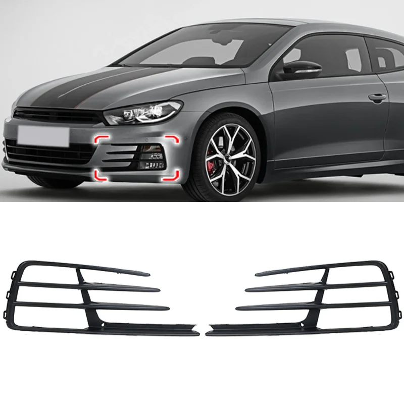 

1K8853665E 1K8853666E Car Front Bumper Fog Light Lamp Grill Cover For VW Volkswagen Scirocco 2015 2016