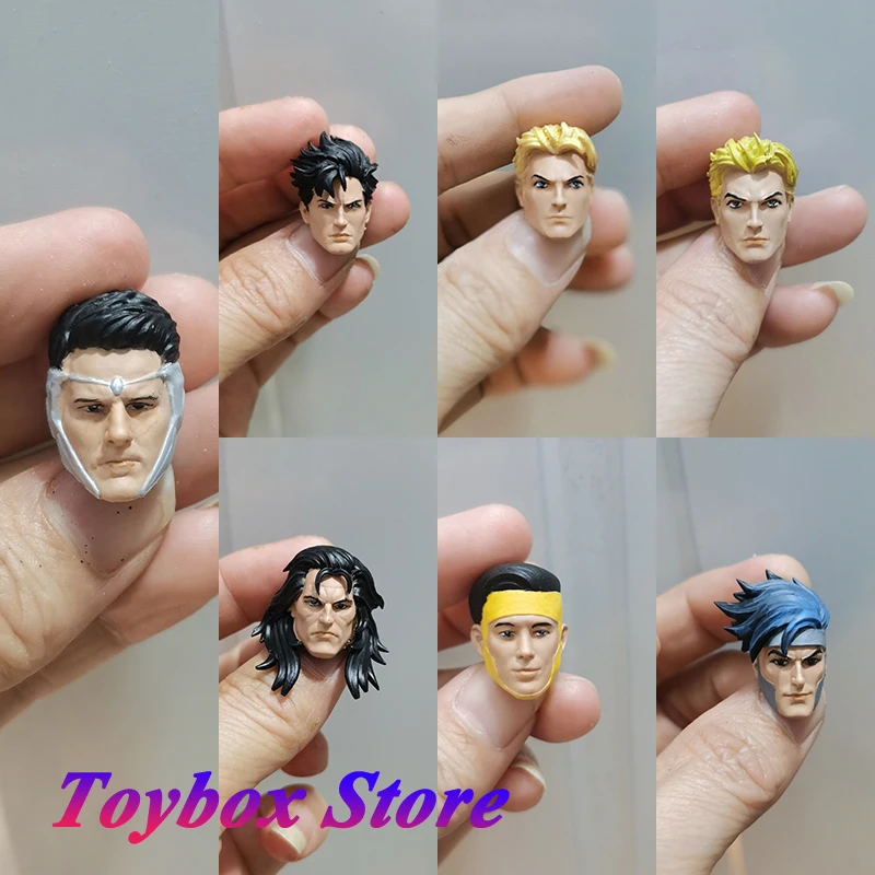 

1/12 Peter Parker Spider-Hero Jonathan Kent Super-Hero Magneto Gambit Tom Cruise Man Figure Painted Head Sculpt For 6" Ml Body
