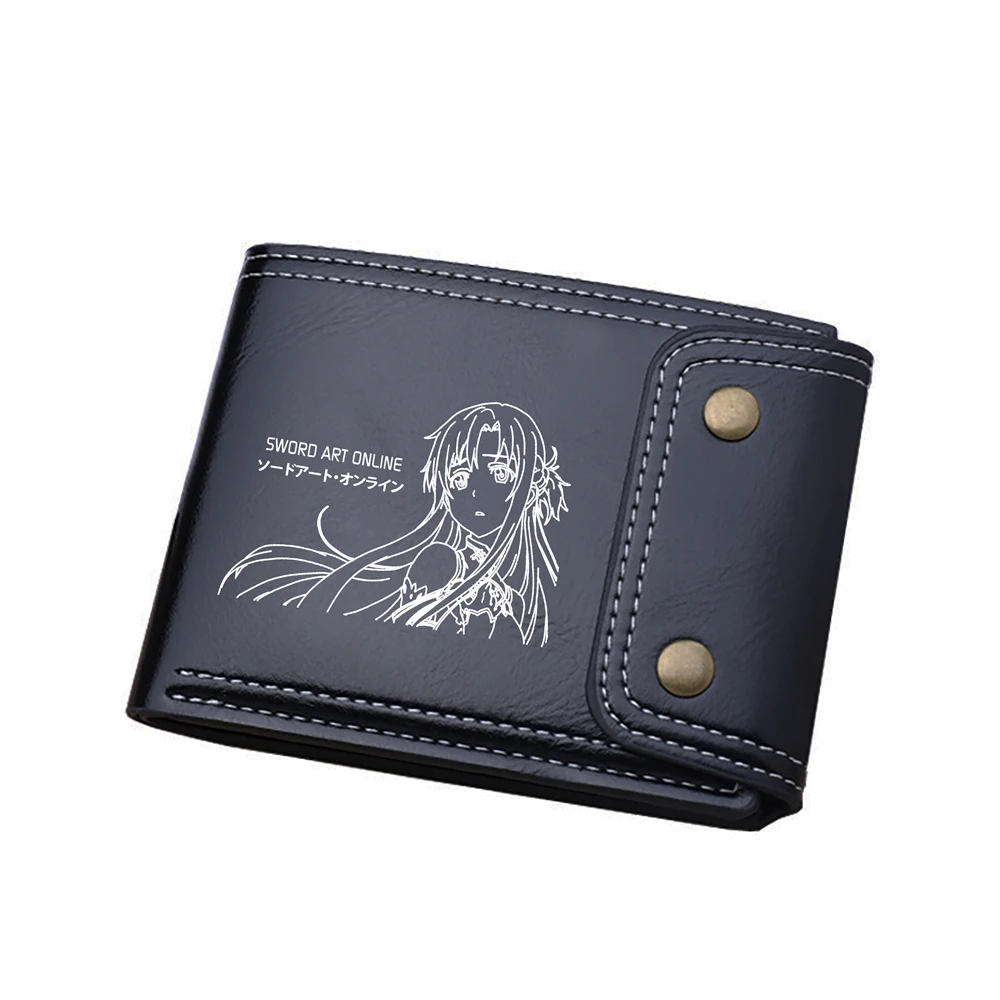Sword Art Online等　美少女　財布セット Sword Art Online Anime Short Wallets SAO Cartoon Coins Purses