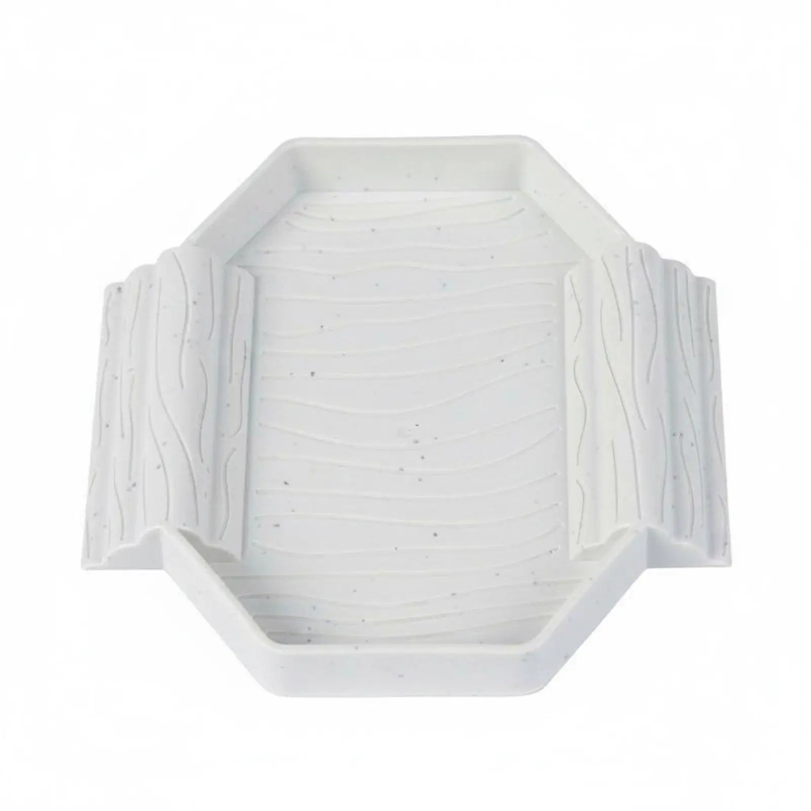 Reptile Soaking Bowl for Small Turtles with Separate Climbing Area Durable ABS Build