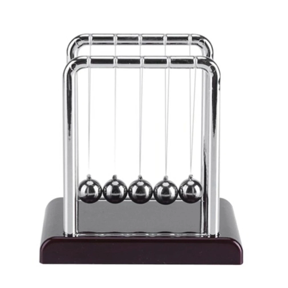 Newton Cradle Balance Steel Balls School Teaching Supplies Physics Science Pendulum Desk Toy Gifts Home&Office Decoration