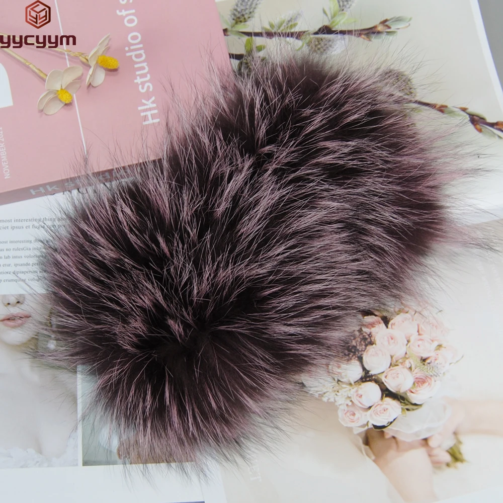 

2025 Real Fox Fur Scarf Fur Headband Women Winter Ring Fox Fur Scarves Luxury Neck Warmer Good Elastic 100% Natural Fur Mufflers