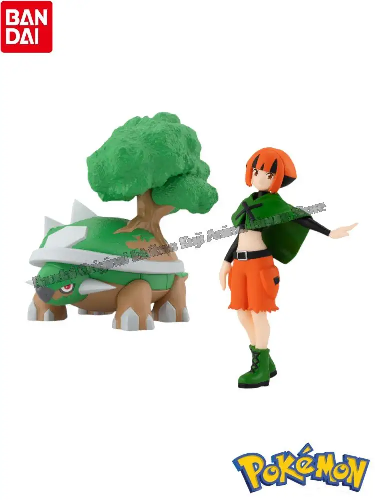 In Stock Bandai Model Doll Brand New Boxed Pokemon Torterra Natane Anime Characters Original Garagekit Collectible Action Figure