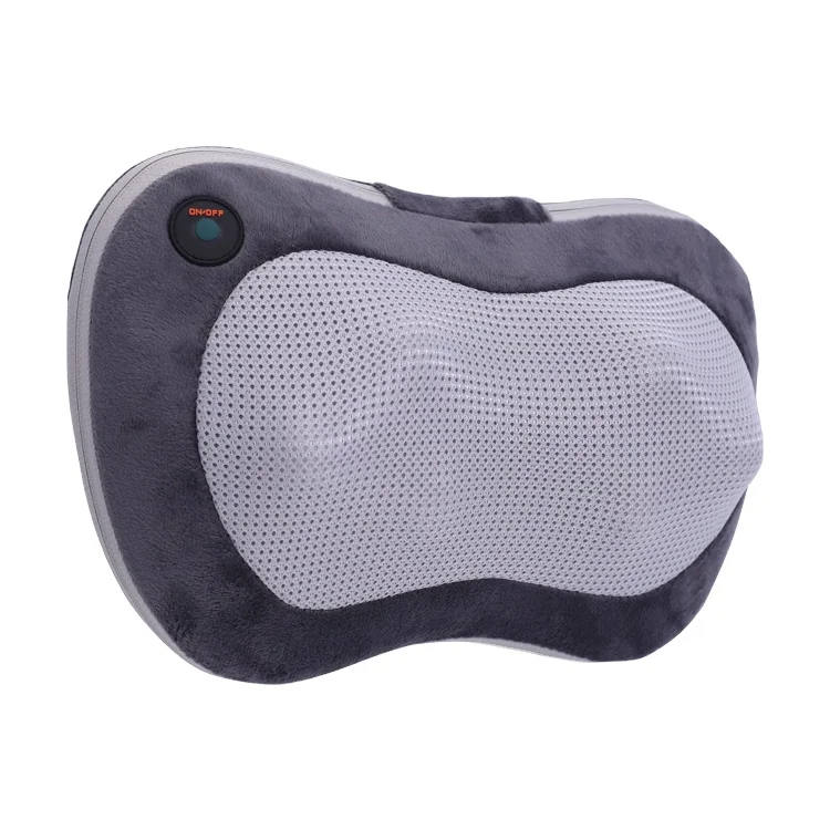 Hot product car use electric shiatsu massager 2 button shoulder back neck massage pillow with heat