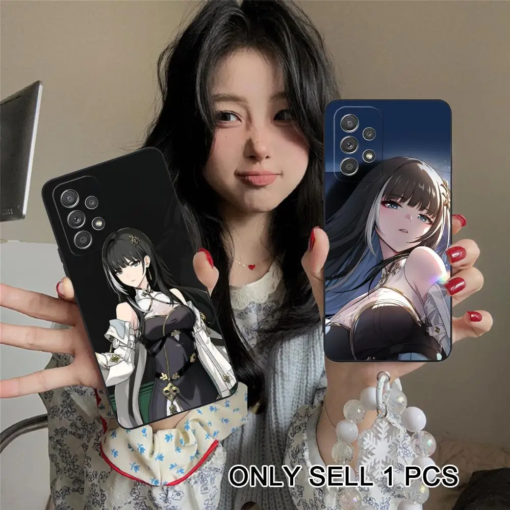 Wuthering Waves Baizhi Phone Case for Samsung Galaxy A56 55 54 53 52 51 36 35 34 23 16 15 5G Soft TPU Shockproof Cover